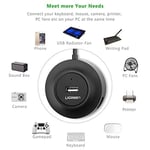 Ugreen USB 2.0 4 Portlu Hub Çoklayıcı, Siyah