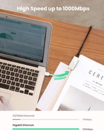 Ugreen USB 3.0 to RJ45 Gigabit Ethernet Dönüştürücü Adaptör Beyaz