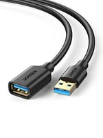 Ugreen USB 3.0 Uzatma Kablosu, 2 Metre, Siyah