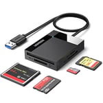 Ugreen USB 3.0 4'ü 1 Arada Kart Okuyucu, Siyah