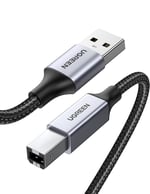 Ugreen USB-A to USB-B 2.0 Örgülü Yazıcı Kablosu 3 Metre