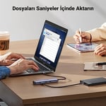 UGREEN USB C Bağlantı İstasyonu, 4K HDMI, Ethernet, PD 100W, 3 USB A 3.0 USB C Hub 5Gbps MacBook Pro/Air, iPad Pro/Air, Surface Pro/Go, Galaxy Tab/S23/S22, Steam Deck, Switch ile uyumlu