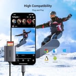 UGREEN USB C Kart Okuyucu SD/ TF Kart Okuyucu Thunderbolt 3 Harici Bellek Kartı Okuyucu