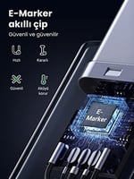 Ugreen USB C to Type-C PD 3.1 240W 5A Hızlı Şarj ve Data Kablosu 2 Metre