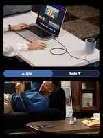 UGREEN USB-C to USB-C 240W PD Hızlı Şarj Kablosu, Uzay Grisi, 2m, 45068