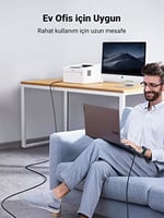 Ugreen USB den USB-B ye Yazıcı Tarayıcı Kablosu, 3 Metre - Seçenekler: 1,5m, 5 metre, 10FT