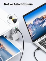 Ugreen USB den USB-B ye Yazıcı Tarayıcı Kablosu, 3 Metre - Seçenekler: 1,5m, 5 metre, 10FT