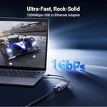 UGREEN USB - Ethernet Adaptörü, Tak ve Çalıştır Ethernet Adaptörü, Alüminyum Kabuk, 1Gbps Gigabit RJ45 - USB 3.0 Ağ Dongle, Nintendo Switch, Laptop, MacBook, Windows, macOS, Linux ile Uyumlu