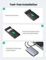 Ugreen USB to USB C Gen2 2,5'' Hard Disk Kutusu