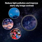 UHC Teleskop Filtreleri, Kentsel Işık Kirliliğini ortadan kaldırır, Astronomik Fotoğraf Görüntülerini İyileştirir Kontrast, Gerçekçi ve Açık. Alüminyum Alaşımlı, İstiflenebilir Filtre Yapısı
