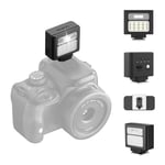 ULANZI SL02 Mini Kamera Flaş, GN8 6500K Kamera Speedlite Flaşları, 4 Güç Seviyesi (1/8~1/1), Mini Manuel Flaş, Nikon, Sony, Fujifilm, Panasonic Kameralar için Tek Kontak Sıcak Ayakkabı