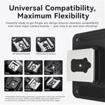 ULANZI SL02 Mini Kamera Flaş, GN8 6500K Kamera Speedlite Flaşları, 4 Güç Seviyesi (1/8~1/1), Mini Manuel Flaş, Nikon, Sony, Fujifilm, Panasonic Kameralar için Tek Kontak Sıcak Ayakkabı