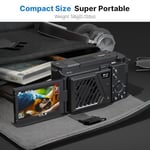 ULANZI Yükseltme Kamera Soğutma Fanı DSLR Kamera için Sony/Canon/FUJIFILM/Nikon DSLR Vantuz Dağı Kamera Soğutma