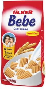 Ülker Bebe Sütlü Bisküvi 2li paket