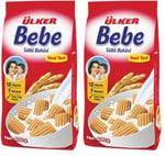 Ülker Bebe Sütlü Bisküvi 2li paket