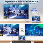 ULT-WIIQ Thunderbolt 4 Kablosu için 3FT USB 4 Kablo, 40Gbps USB 4 Veri Aktarımı, 8K/6K@60Hz Monitör Ekranı, PD 3.1 Video ve Güç, iPhone 16, MacBook, SSD, Yerleştirme, eGPU için 240W Hızlı Şarj Kablosu
