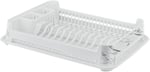Ultra Lüks Kaliteli Smart Mermer Desenli Tabaklık Beyaz Renk Şık Bulaşıklık Stand 37X92X48Cm, brc153702092025