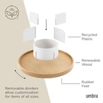 Umbra Bellwood Düzenleyici - Tezgah Üstü, Doğal/Beyaz
