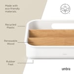 Umbra Bellwood Paket Organizatörü - Seçenekler: 3 bölmeli düzenleyici, Baharat Rafı