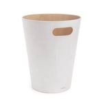Umbra Woodrow Çok İyi, Özel Kapasitesi Var, Ofis, Banyo, Oturma Odası ve Daha Fazlası İçin, 7,5 L Kapasite, Beyaz/Doğal