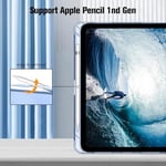 UnDePlus iPad 11.Nesil A16 11inç/10.Nesil 10.9inç ile uyumlu Kılıf Flip Cover Kalem Bölmeli PC Case Lacivert - Seçenekler: iP Air 4 10.9, iP Air 5 10.9, Glx S10FEPLUS...