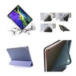 UnDePlus iPad 9. Nesil 10.2 ile uyumlu Kılıf Kalem Bölmeli Trifolding Case A2602 A2603 A2604 A2605 Mavi