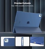 UnDePlus iPad Air 13inç M4/M3/M2 ile uyumlu Kılıf PU Deri Smart Standlı Case 2026-2024