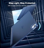UnDePlus iPad Air 13inç M4/M3/M2 ile uyumlu Kılıf PU Deri Smart Standlı Case 2026-2024