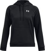 Under Armour Armour Fleece Hoodie Kadın Hoodie Siyah Beyaz XL
