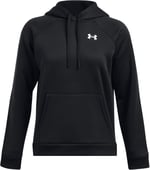 Under Armour Armour Fleece Hoodie Kadın Hoodie Siyah Beyaz XL