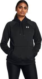 Under Armour Armour Fleece Hoodie Kadın Hoodie Siyah Beyaz XL