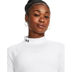 Under Armour Cg Authentics Mockneck Kadınlar için sıcak polo spor tişörtü, polo yakalı ve koku önleyici teknolojili fonksiyonel tişört Kadın