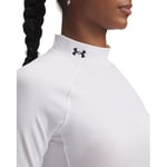 Under Armour Cg Authentics Mockneck Kadınlar için sıcak polo spor tişörtü, polo yakalı ve koku önleyici teknolojili fonksiyonel tişört Kadın