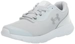 Under Armour Çocuk UA GPS Surge 4 AC Koşu Ayakkabısı, 29,5, 3027109, Gri, Kız çocuk