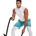 Under Armour Erkek HeatGear Sıkıştırma Mock Kolsuz