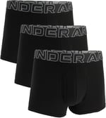 Under Armour Erkek Performans Pamuk 3 inç 3'lü Paket Katı Boxer Külot