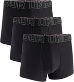 Under Armour Erkek Performans Teknolojisi 3 inç 3'lü Paket Düz Boxer Külot Boxer Şort Erkek