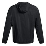 Under Armour Erkek Phantom Windbreaker Koşu Kıyafeti Koşu Ceketi Siyah 001/Beyaz 100 - Siyah