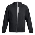 Under Armour Erkek Phantom Windbreaker Koşu Kıyafeti Koşu Ceketi Siyah 001/Beyaz 100 - Siyah