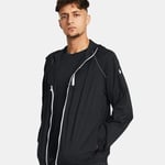 Under Armour Erkek Phantom Windbreaker Koşu Kıyafeti Koşu Ceketi Siyah 001/Beyaz 100 - Siyah
