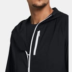 Under Armour Erkek Phantom Windbreaker Koşu Ceketi Koşu Ceketi Siyah 001/White 100 - Siyah