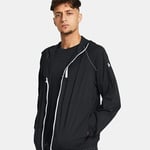 Under Armour Erkek Phantom Windbreaker Koşu Kıyafeti Koşu Ceketi Siyah 001/Beyaz 100 - Siyah