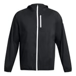 Under Armour Erkek Phantom Windbreaker Koşu Kıyafeti Koşu Ceketi Siyah 001/Beyaz 100 - Siyah