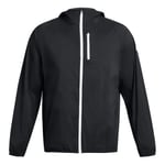 Under Armour Erkek Phantom Windbreaker Koşu Kıyafeti Koşu Ceketi Siyah 001/Beyaz 100 - Siyah