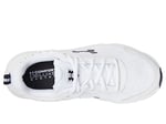 Under Armour Erkek UA Charged Assert 10 Koşu Ayakkabısı, White/Black/Black, 47 EU