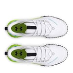 Under Armour Erkek UA Shadow Turf 2.0 Spor Ayakkabı, White/Black/Capri, 44.5 EU