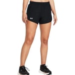 Under Armour Fly By 3'' Kadın Siyah Koşu Şort 1382438-001