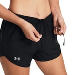 Under Armour Fly By 3'' Kadın Siyah Koşu Şort 1382438-001