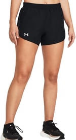 Under Armour Fly By 3'' Kadın Siyah Koşu Şort 1382438-001