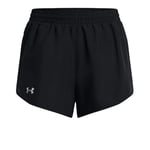 Under Armour Fly By 3'' Kadın Siyah Koşu Şort 1382438-001